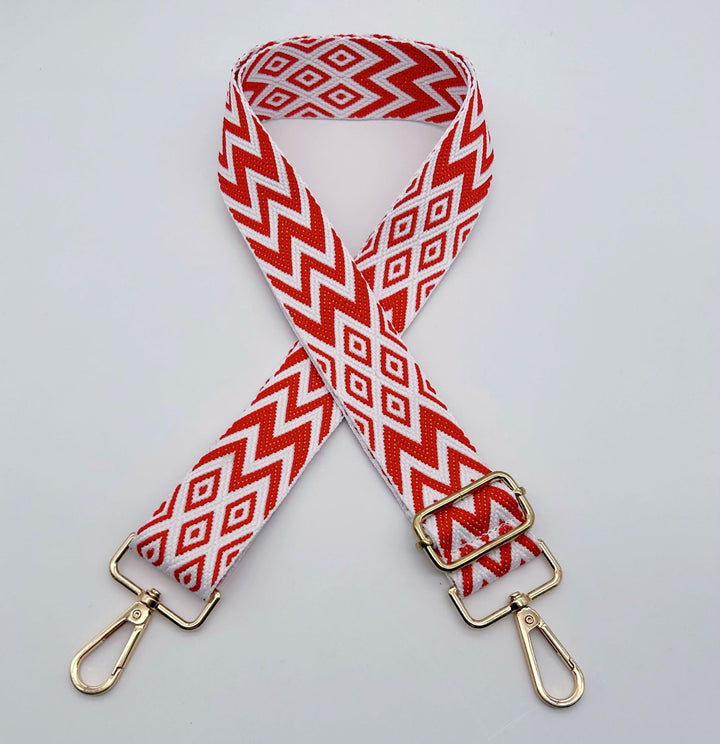Adjustable Patterned Bag Strap