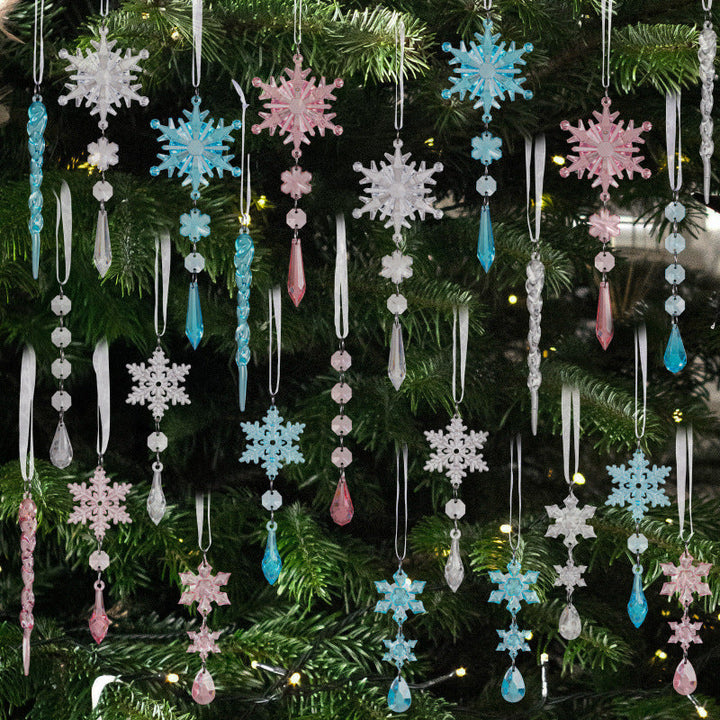 Glittering Snowflake Decoration