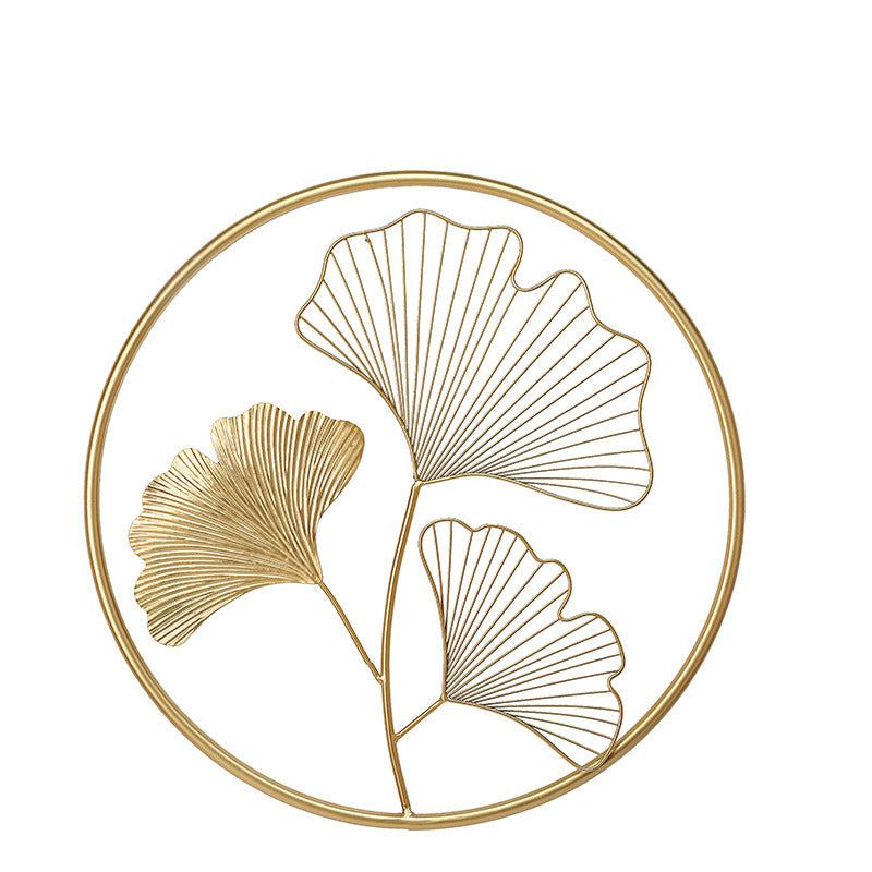 Decorative Metal Ginkgo Leaf Wall Art