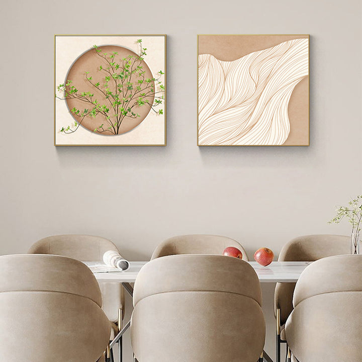 Framed Botanical Illustration Art