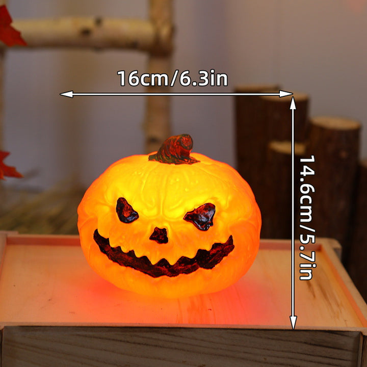 Ceramic Cat Pumpkin LED Tealight Holder