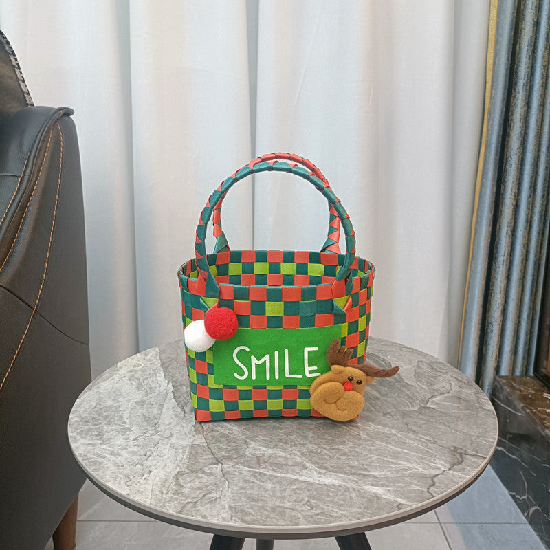 Playful and Practical Basket Bag