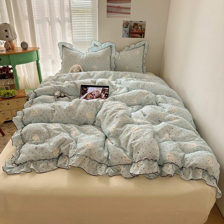 Soft Plush Cartoon-Themed Comforter Set