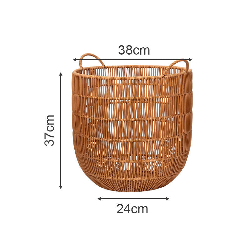 Handwoven storage basket
