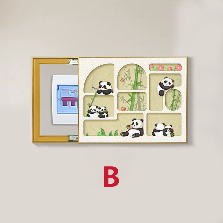 Decorative Panda-Themed Picture Frame