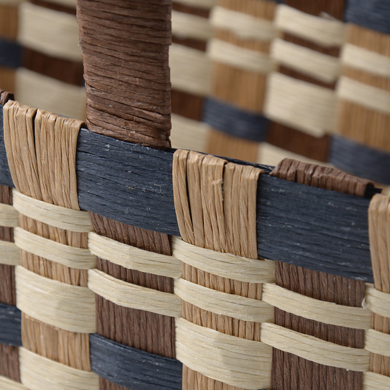 Handwoven shopping basket