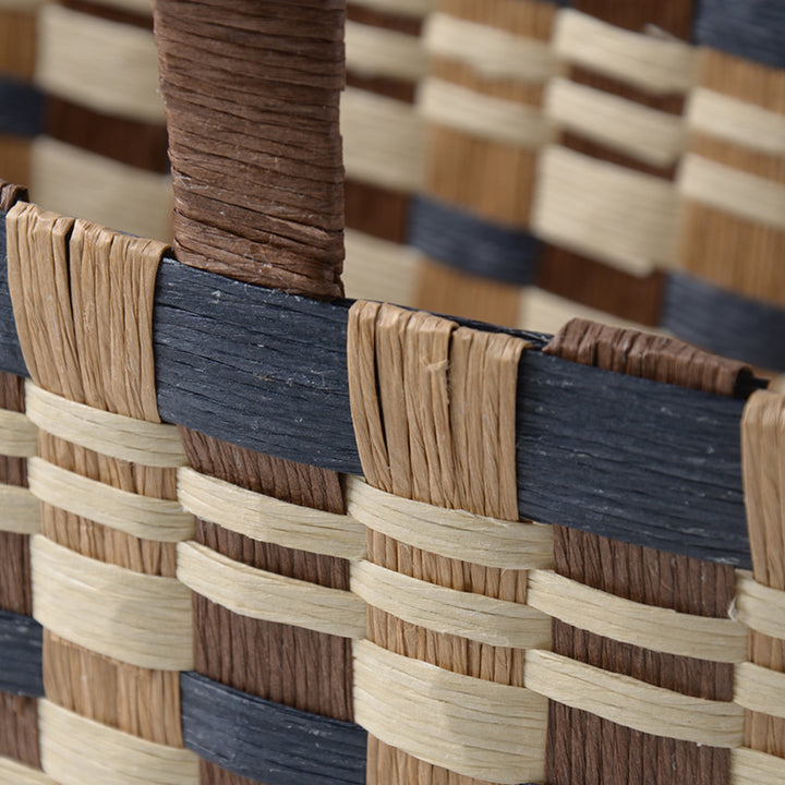 Handwoven shopping basket