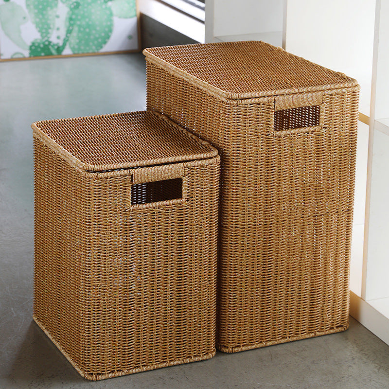 Decorative Woven Laundry Basket