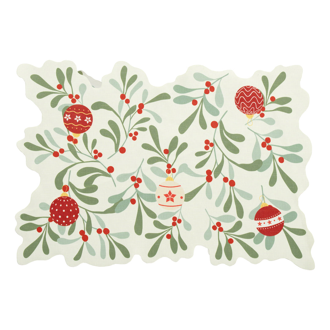 Festive wavy table runner