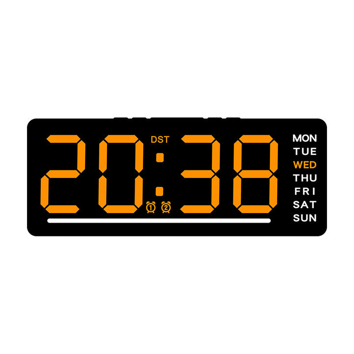 Digital LED Alarm Clock with Large, Clear Display and Multiple Alarm Functions