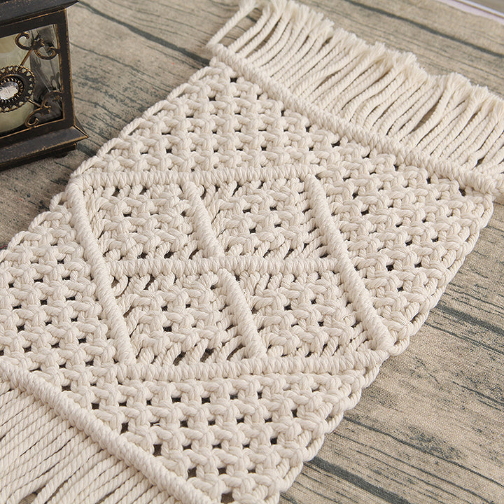 Bohemian Woven Macrame Table Runner
