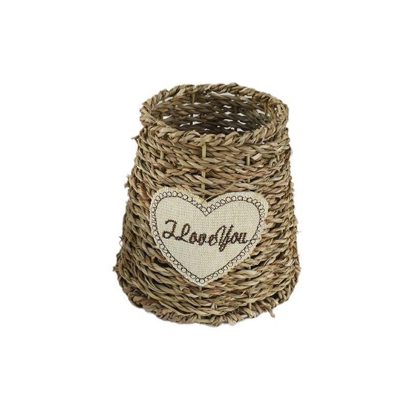 Handcrafted Natural Woven Storage Basket