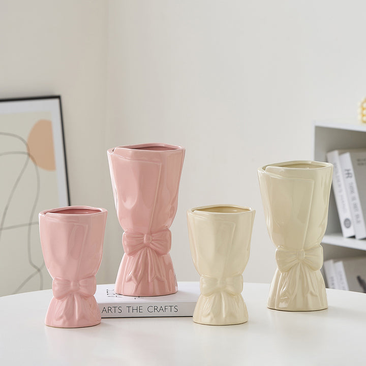 Elegant ceramic flower vase