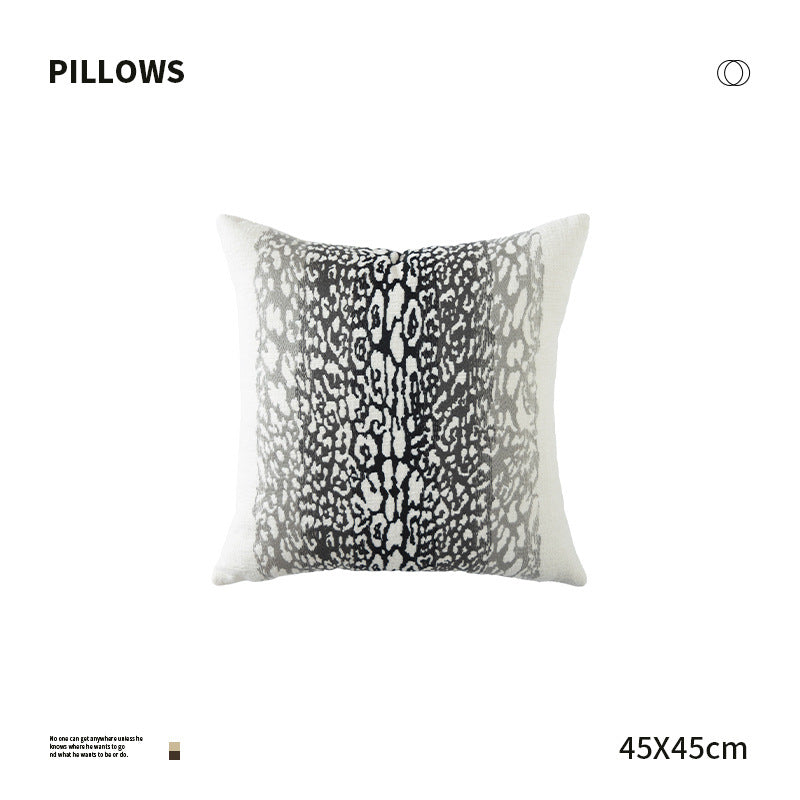 Decorative cushion with textured tuft pattern and removable cover