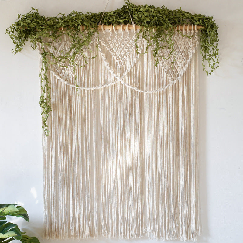 Macrame Fringe Wall Hanging Tapestry