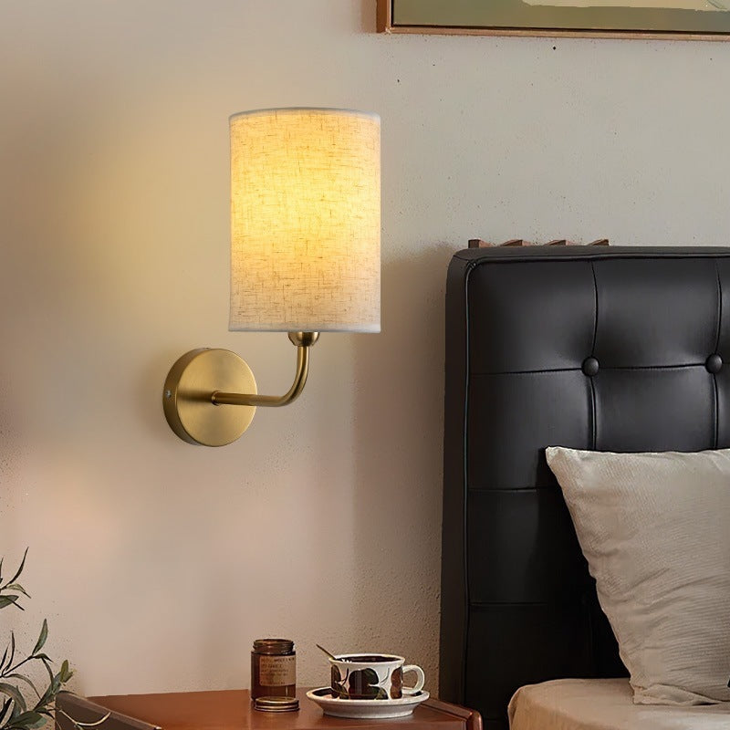 Modern Linen Wall Lamp