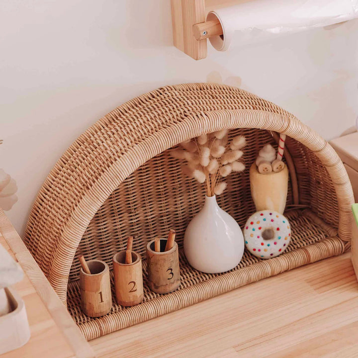 Handcrafted decoration basket