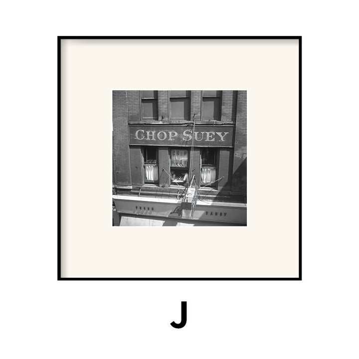 Framed Black and White Photography Artwork