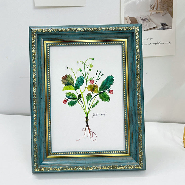 Decorative Botanical Illustration Frame