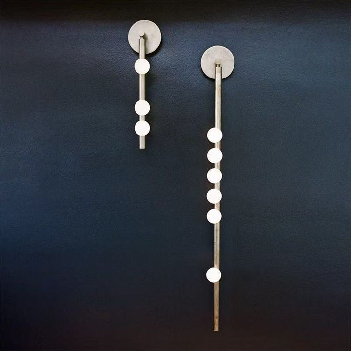 Modern vertical LED wall light