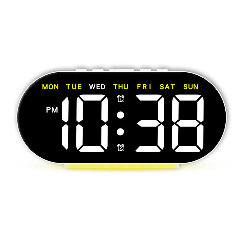 Digital multifunction alarm clock with LED display and alarm function