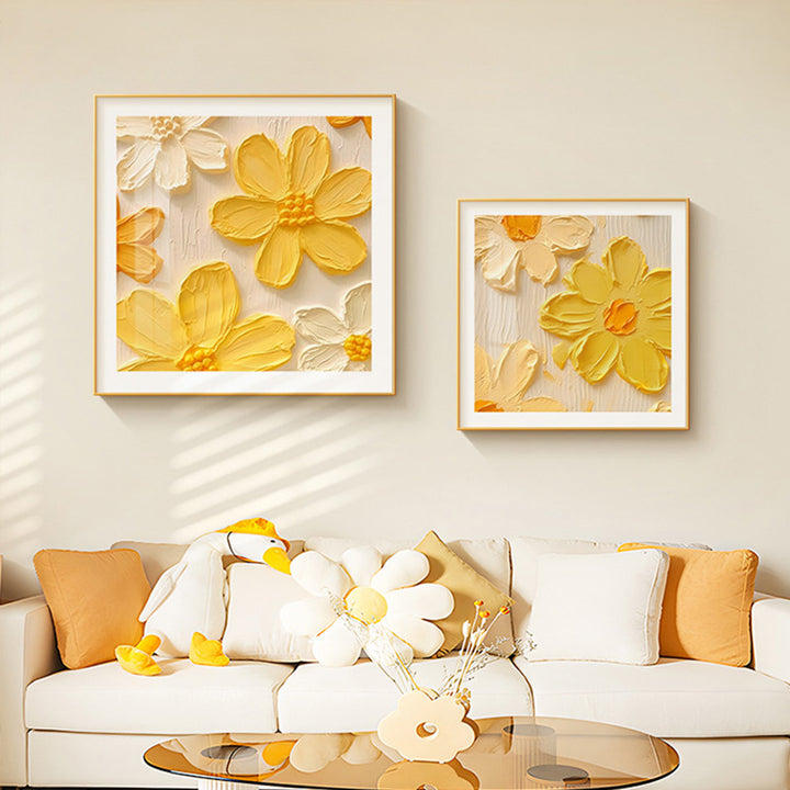 Decorative Floral Framed Wall Art