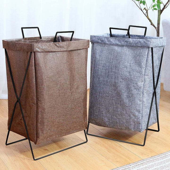 Laundry basket with sturdy frame