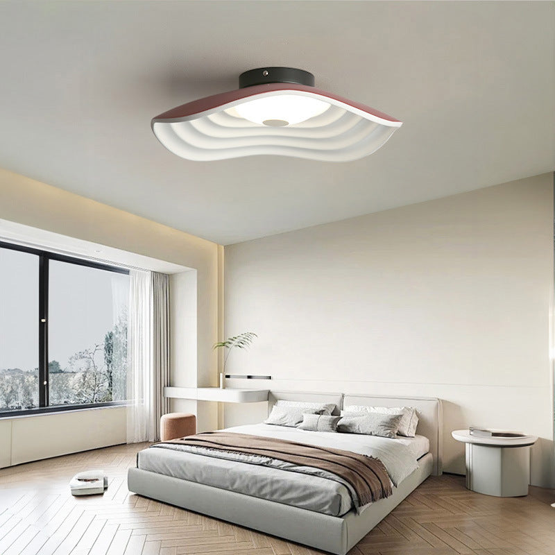 Modern wave structure ceiling light