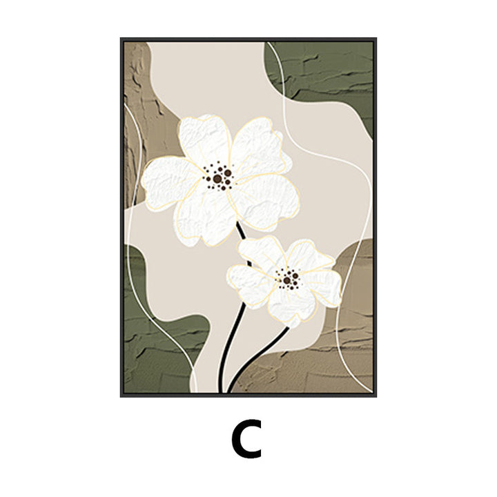 Floral Abstract Canvas Wall Art