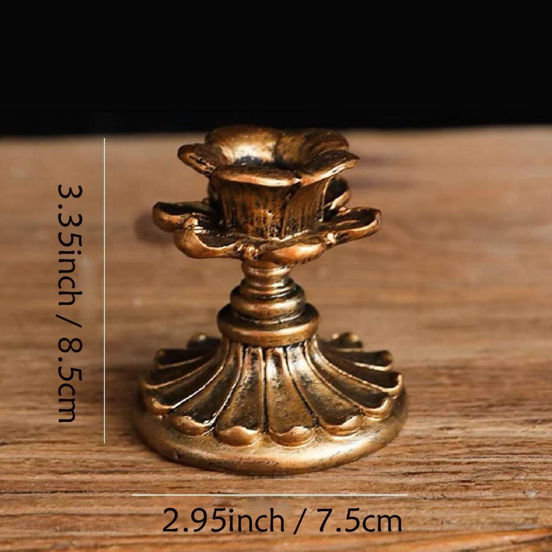 Vintage Floral Candle Holder