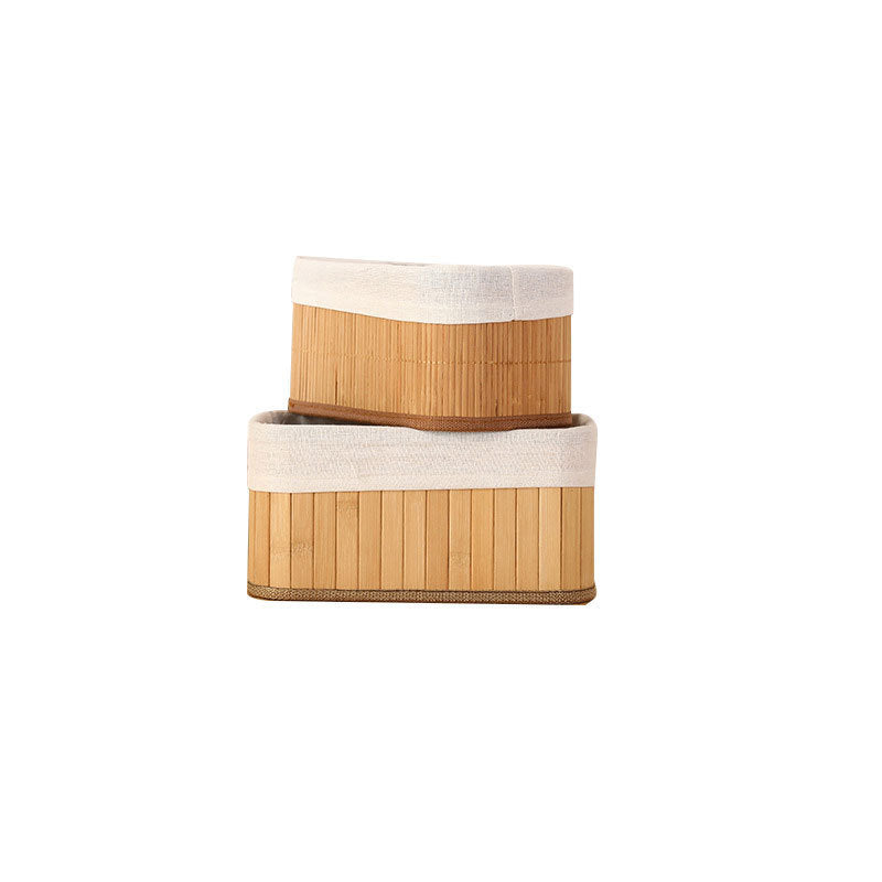 Elegant Storage Baskets Made of Natural Bamboo
