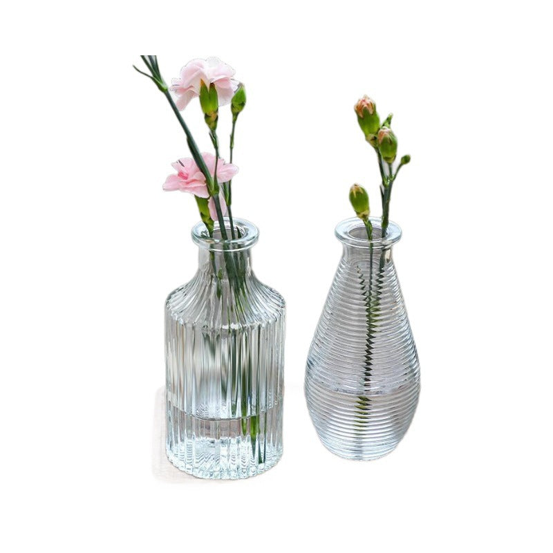 Premium Textured Glass Beverage Container