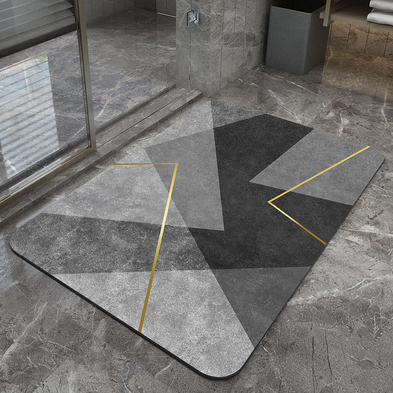 Modern Geometric Bath Mat