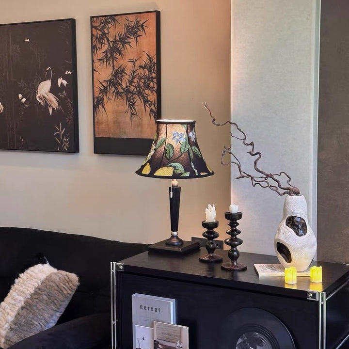 Elegant Embroidered Table Lamp