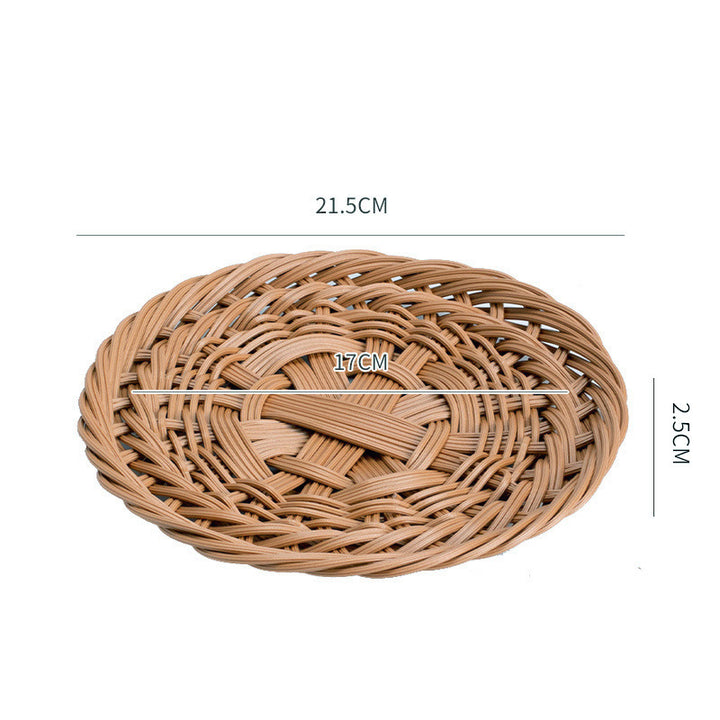 Decorative Oval Woven Tray