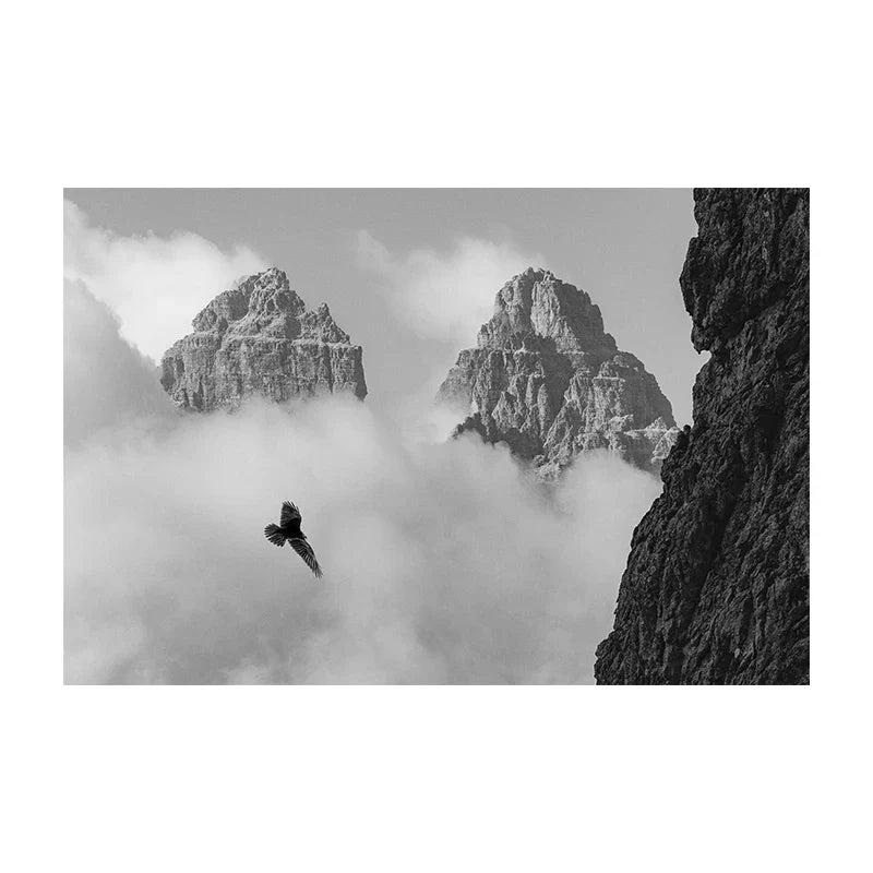 Northern Wilderness Eagle Deer Landscape Wall Art Fine Art Canvas Prints Pictures For Living Room Dining Room Nordic Home Decor