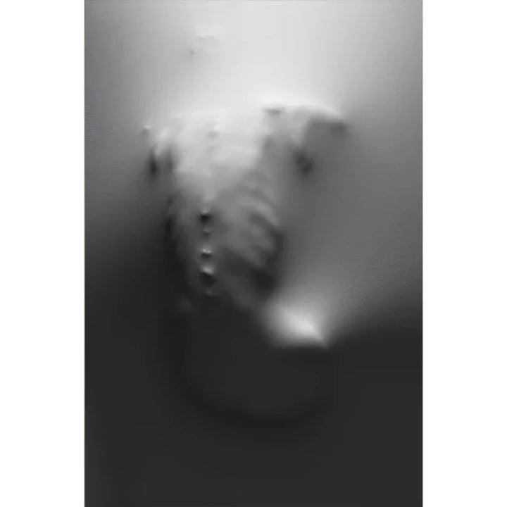 Modern Art Abstract Ghostly Figures In The Wall Canvas Prints Black White Wall Art Posters Pictures For Living Room Bedroom Art Decor