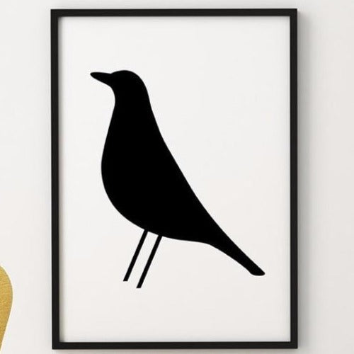 Eames Bird Nordic Scandinavian - Canvas Wall Art Print