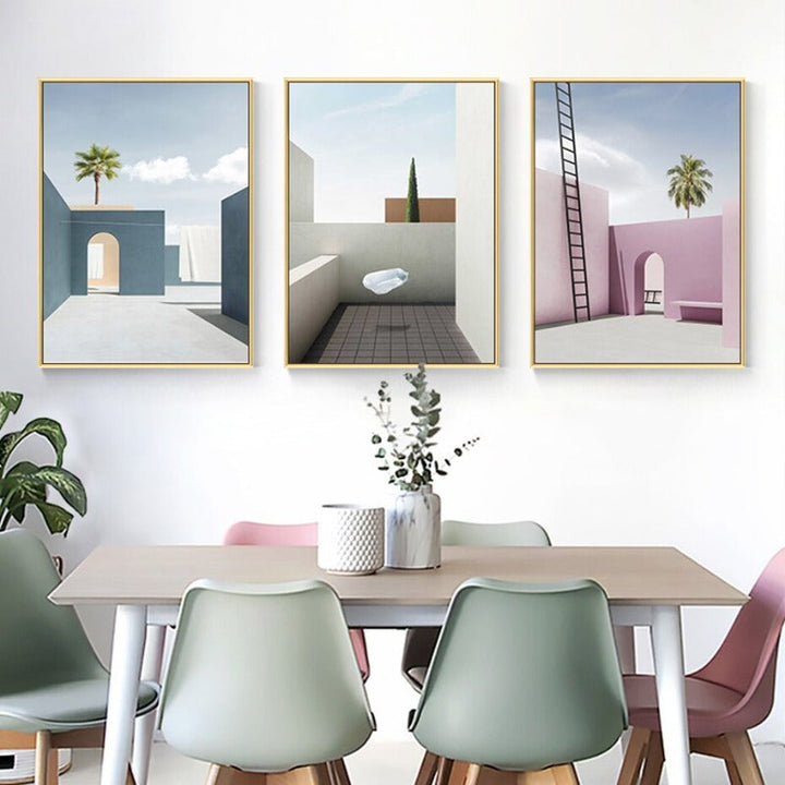 Still Life Modern Building  - Canvas Wall Art Print