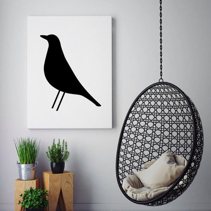Eames Bird Nordic Scandinavian - Canvas Wall Art Print