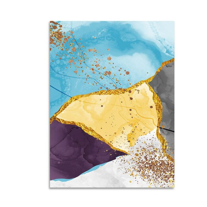 Marble Posters And Prints - Canvas Wall Art Painting