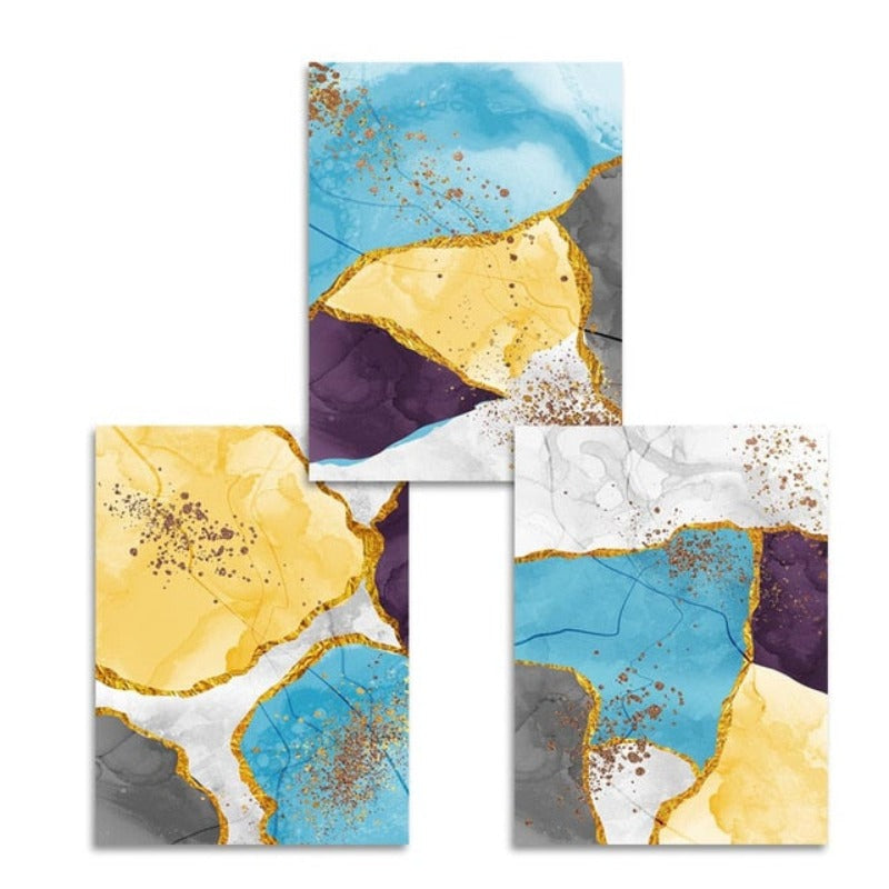 Marble Posters And Prints - Canvas Wall Art Painting