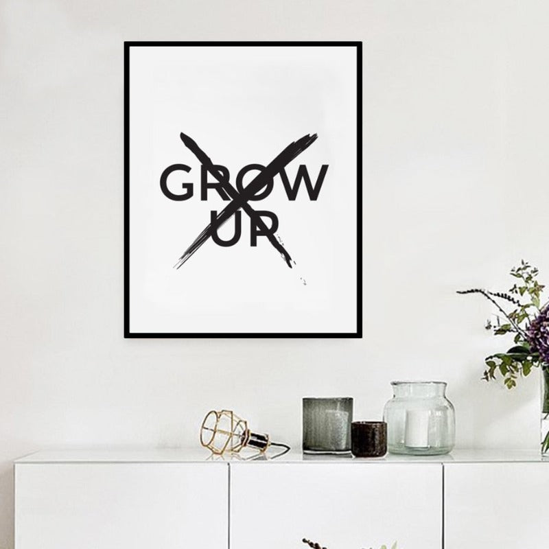 Don't Wanna Grow Up - Canvas Wall Art Painting