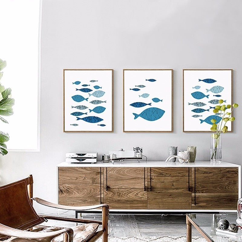 Fish-Canvas Wall Art Painting