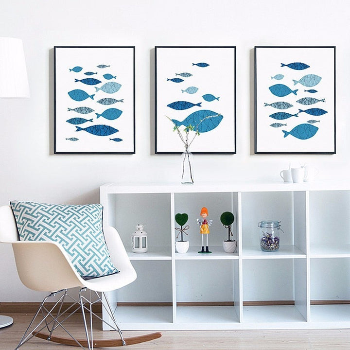 Fish-Canvas Wall Art Painting