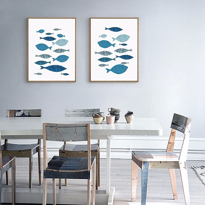 Fish-Canvas Wall Art Painting