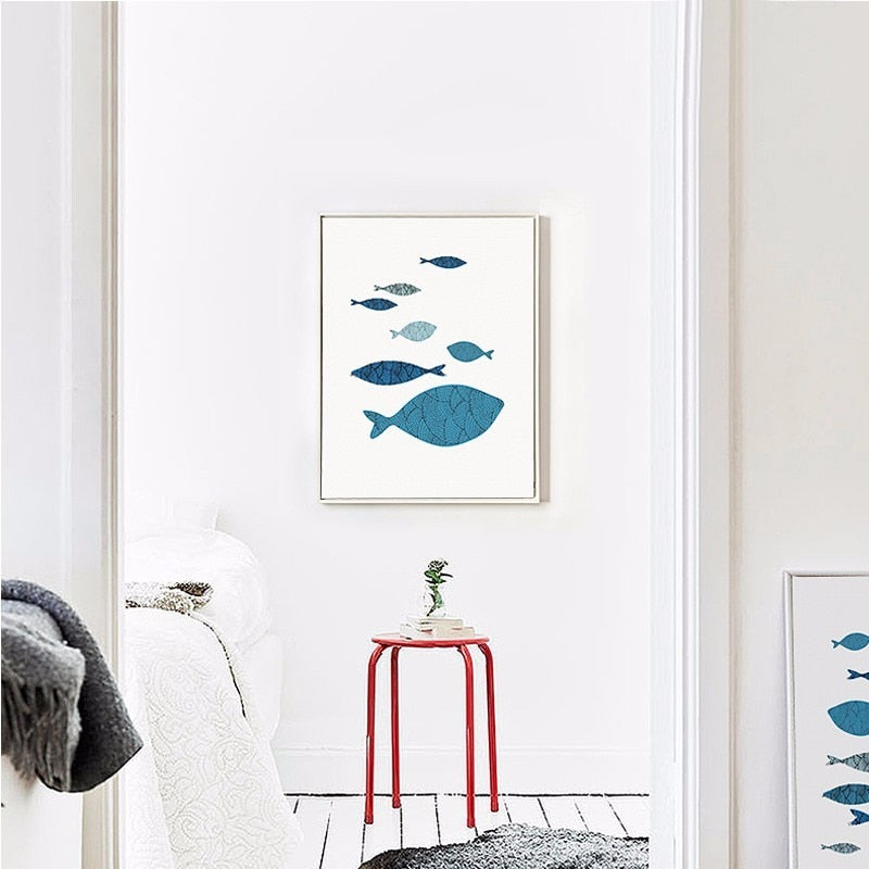 Fish-Canvas Wall Art Painting