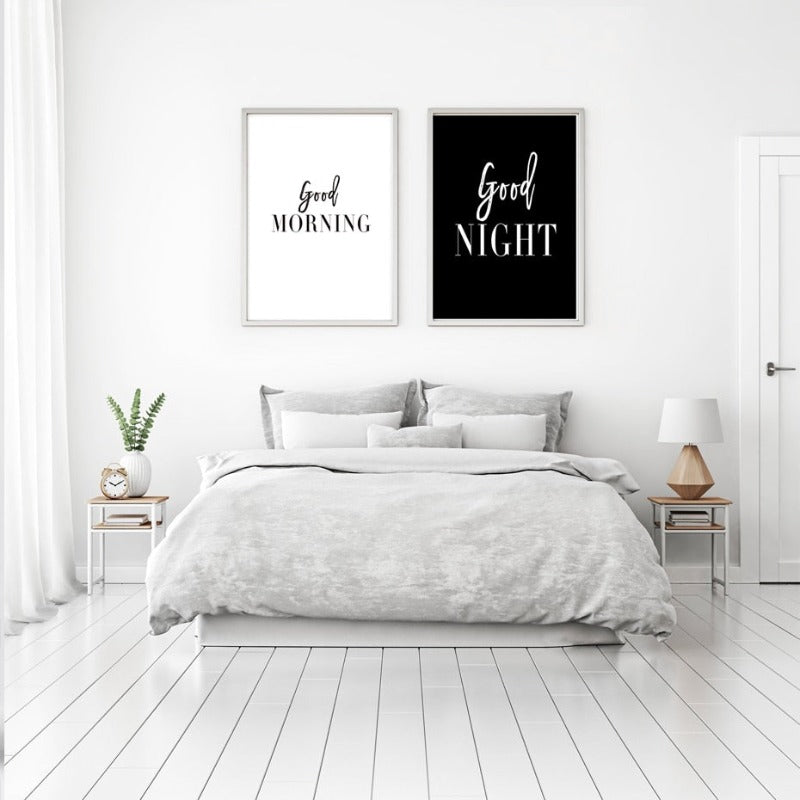 Good Morning Good Night - Canvas Wall Art Painting