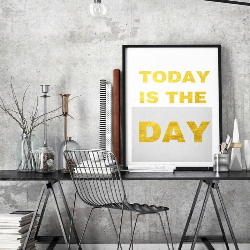 Today Is The Day - Canvas Wall Art Painting