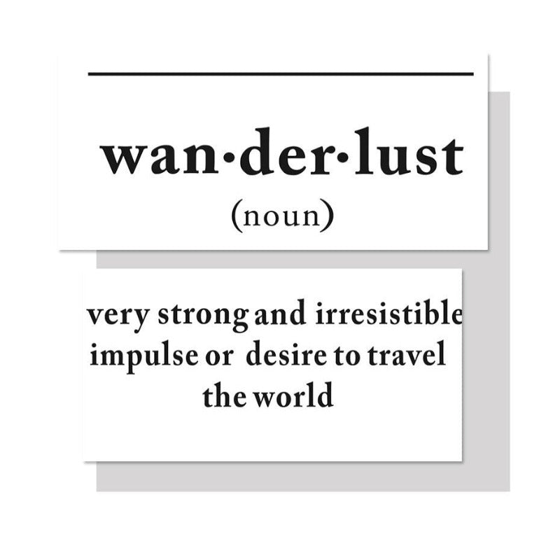Definition Of Wanderlust - Canvas Wall Art Painting